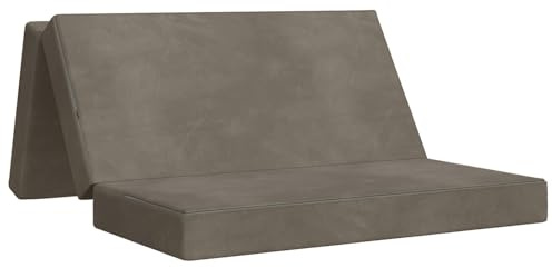 vidaXL Fällbar Soffbed 140 x 67 x 45 cm Ljusgrå, Sovrum, Vardagsrum, Fällbar Soffbädd, Kompakt Soffa, Gästsäng, Mångsidig Möbel till Besökare