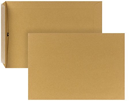 Post Cuerno 04440346 Bolsa de envío, autoadhesivo, 500 unidades, C5, 162 x 229 mm, 90 g, color marrón