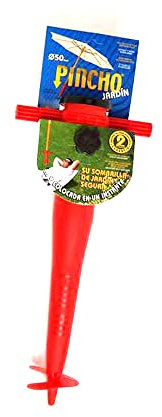 Pincho XL Soporte Sombrilla Playa 50cm con Helice y Ajuste Universal – Compatible Sombrillas Hasta 50mm, Fijacion Arena Antiviento, Alta Estabilidad, Resistente Sol Arena Agua