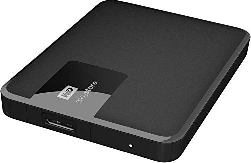 Western Digital Easystore 2 TB 2,5 'USB 3.0 External Hard Drive Nero