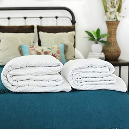 Silk Bedding Direct. Kombi-Premium Bettdecke Mit Maulbeerseiden Füllung. Sommer und Frühlings/Herbstgewicht. Kontinental Queen, 240cm x 220cm. Zertifizierung, Oeko-TEX®