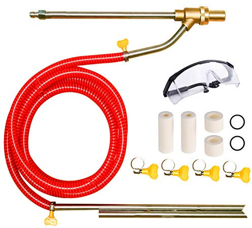 Selkie Hochdruckreiniger Sandstrahl-Set â€“ Nassschleifer mit düsen-Spitzen, Schutzbrille, 1/4 Zoll Schnelltrennung, 5000 PSI
