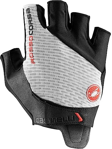CASTELLI Rosso Corsa Pro V Glove, Guanti da Ciclismo Uomo/Donna, Comfort e Performance, Traspiranti e Leggeri, Ottimo per Allenamenti e Competizioni