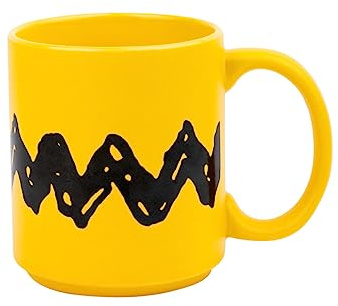 Grupo Erik Peanuts Snoopy Charlie Brown Tasse Kaffeebecher Kaffeetassen | Becher Teetasse Fassungsvermögen 350 ml - Offizieller Peanuts Snoopy Charlie Brown Fanartikel Merch Geschenke