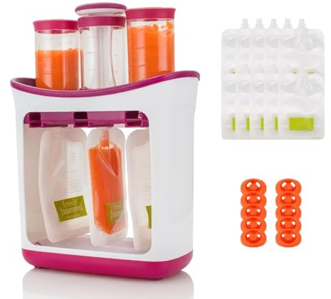 Stazione di spremitura per alimenti bambino, senza BPA, per frullati, succhi di frutta, cibo per cucina domestica, neonati e bambini