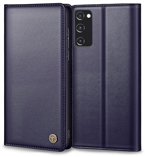 Thorhülle Handyhülle für Samsung Galaxy S20 FE Hülle, Premium Lederhülle Schutzhülle für Samsung S20 FE Hülle Wallet Kartenfach Standfunktion Klappbar Flip Case für Galaxy S20 FE Hülle, Blau