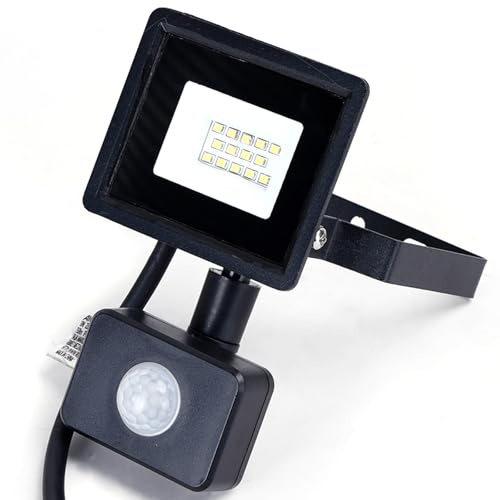 Blendend Proyector LED 10W, 750lm, 4000K, IP65 - Iluminación exterior eficiente y duradera para jardines y espacios al aire libre.