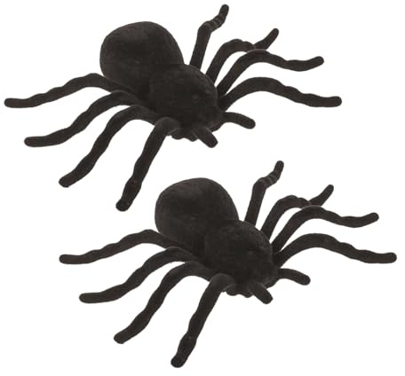 Out of the blue Vogelspinne Scherzartikel - Spinne Halloween Dekoration im 2er-Set