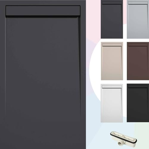 SoulHome Piatto Doccia in Resina 130x70 Antracite Design minimalista