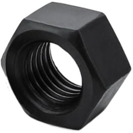 RKODRSMG 1/2/5/10/20/30/50 Stück Schwarze Sechskantmutter(M24-1PCS)