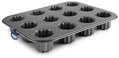 IBILI - Molde Canele 12 Cavidades, Chapa de Acero, PFAS free