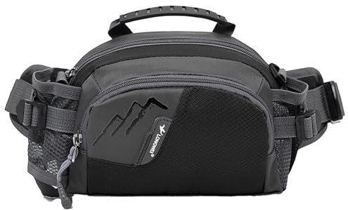 acfeco Bauchtasche Hüfttasche Damen und Herren,Sport Gürteltasche Wasserdicht Atmungsaktiv für Spaziergänge mit Hunden, Laufen,Joggen,Wandern,Radfahren Klettern Reisen