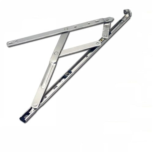 Casement Window Hinge 2 pcs Adjustable Wind Brace Stainless Steel Window Casement Stay Window Limiter Window Strut for Transom Window(12inch3)