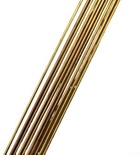 Brass Welding Filler Rods 1 6mm, Pack of 10 for Effective Brazing Applications