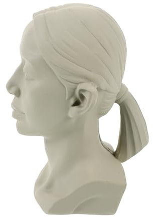 Homoyoyo Gips-porträt-skulptur Kleine Büstenfigur Dekoration Schreibtisch-Statue Nachahmung Gips-Klassik Büstenstatue Ornament Charakter Statue