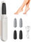 Rapeuse Pieds électrique, Râpe Électrique Pour Callosités Pour Les Pieds, Kit De Pédicure Rechargeable, Râpe Électrique Pour Les Pieds Pour Les Pieds Morts, Lourds, Peaux Sèches Sur Les Talons,Blanc