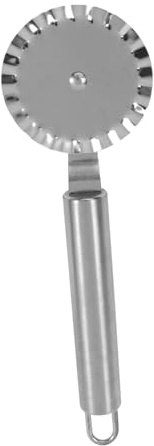 Rotella Taglia Pizza e Pasta in Acciaio Inox, Argento