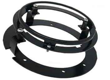 Faros Auxiliares Moto Faro Delantero LED Universal Coche Y Motocicleta 5 3/4 Pulgadas Y 5.75 Pulgadas para Indian para Scout para V-Star para Triumph DRL H4 Faro Motocicleta(5.75 Inch Bracket)