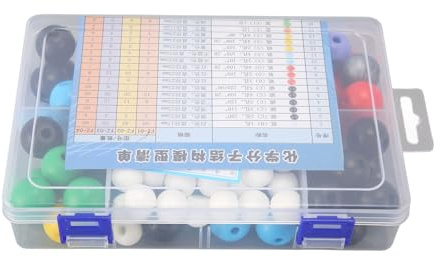 SIXRUN Kit Modello Molecolare con Atomi, Strutture Molecolari Complesse 3D di Facile Comprensione, Insegnante di Chimica e Studente Fissati per L'apprendimento