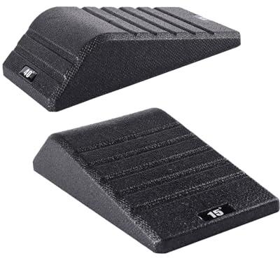 Exercise Wedges for Squats | 1-Pair Calf Stretcher Slant Wedge Board - Ergonomic Stretcher Ramp Home Gym Accessories for Fitness Athlete Weightlifting Practice Yoga Studio Runner