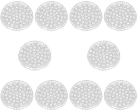 SHERCHPRY 10pcs Round Anti-Skid Table Leg Protectors with Spikes, 48mm Furniture Floor Protection Pads for Carpets and Hard Surfaces