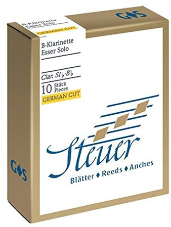 Steuer 738014 Blatt BB-Klarinette Solo White Line 2.5 deutscher Schnitt 10er-Packung