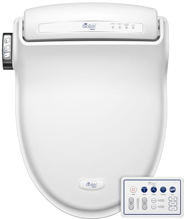 Biobidet BB-1000WR Supreme Bidet Seat With Wireless Remote White - Round