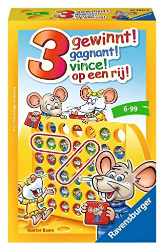 Ravensburger Reisespiel 3 gewinnt! - Kinderspiel ab 6 Jahre