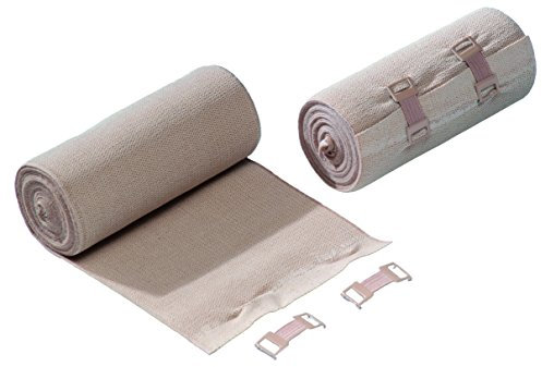 Meditrade 1736 Abe-Extra Baumwolle Textilelastische Kompressionsbinde für Besonders Starke Stütz, 5 m Länge x 8 cm Breite, Hautfarben (10-er pack)