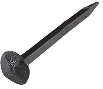 Battle-Merchant Unghie per Forgiatura, 7,5 cm di Lunghezza, Set da 10 Pezzi | Decorative Forgiate in Ferro, Colore Nero Antico