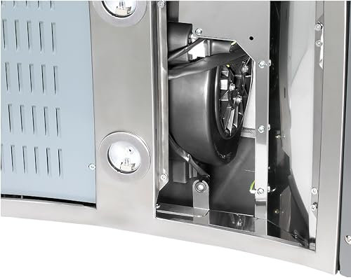 Teka 1/I1 - Kit de Recirculación para Filtros Convencionales, con Cubretubos, con Soportes de Anclaje, Fácil Instalación, para Modelos de Campanas CC ISLA, Color Acero Inoxidable