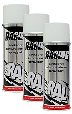 Lackspray Ral 9010 Reinweiß Matt 400Ml Kwasny 288 122 Auto-K Racing 3X