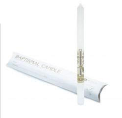 RP Baptism Candle with cross and dove motif