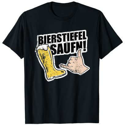 Bottes à bière pour fête de bière T-Shirt