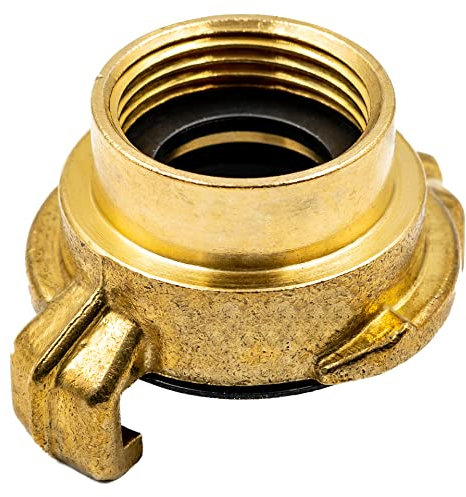 Raccord Rapide Femelle 3/4 Pouce – Système Geka en Laiton Brut Anti-Corrosion – Connexion Robuste pour Tuyaux de Jardin, Installations d’Irrigation et Réseaux d’Eau sous Haute Pression