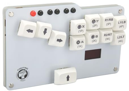 Teclado Arcade Stick, Multipuerto Arcade Fight Stick Estable para PC