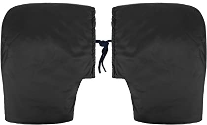 IBLUELOVER Handschuhe Motorradlenker Handwärmer Motorrad Lenkerhandschuhe Winter Warme Schutzhandschuh Wasserdicht Winddicht Fahrrad Muff Plüschfutter Lenkerzubehör für Roller Radsport