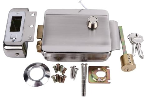 Serrure de Porte électronique électrique, pour Sonnette, Interphone, Système de sécurité de Contrôle D'accès pour la Maison, 12V