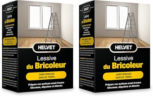 Lessive du Bricoleur sans rinçage gros travaux 1,4kg HELVET (Lot de 2)