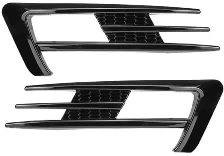 Nebelscheinwerferrahmen Für Golf 7 MK7 GTI 2014 2015 2016 2017 Auto Front Nebelscheinwerfer Kühlergrill Grill Nebelscheinwerfer Unteren Stoßfänger Grill Gitter Nebelscheinwerfer(Glossy Black)