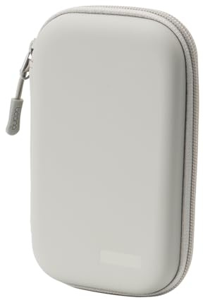 FLYAMAPIRIT Tragbare Reise Aufbewahrungstasche, Organizer für elektronisches Zubehör, Schutzhülle für Externe Festplatten, SD-Karten, Smartphone-Ladegeräte usw. (Grau)