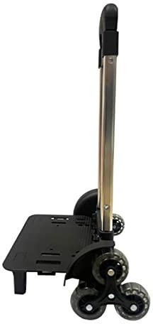 Carrello per zaino in lega di alluminio con 6 carrelli pieghevoli Carrello a mano con ruote per borse scolastiche zaino bagagli, Uno
