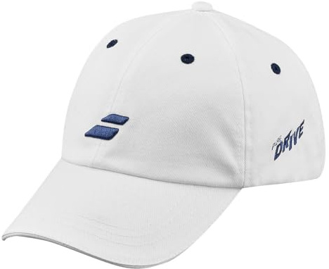 Babolat - Leichte und Bequeme Kappe Modell Weiß, Schützt Augen und Gesicht vor der Sonne, Schnelltrocknend, Hinten Verstellbar und Anpassbar, Ideal für Sport und Outdoor-Aktivitäten