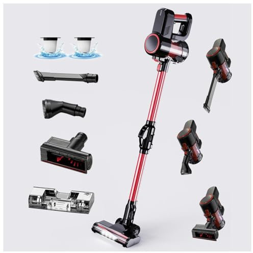 LRF-yxkj Aspira E Lava Pavimenti Casa Asciutto e Umido,Luci LED,5 in 1 Lava Aspira Pavimenti per Pavimento Tappeti Animali e Gli Interni Delle Auto