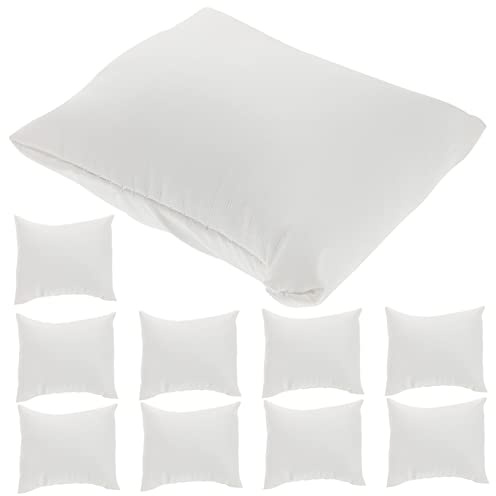 MAGICLULU Cojines para Reloj y Joyería para Exhibición, 10 Piezas, Color Crema, Pu Piel, Almohadas Pequeñas Relleno de Seda, Exhibición para Pulseras y Brazaletes, Uso en Tienda, Hogar