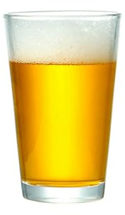 American Home - Vaso grande de cristal de alta temperatura, simple y duradero, de boca ancha, 470 ml