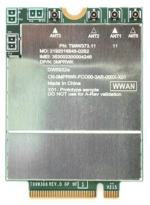 jebyltd Module T99W373 5Ghz Module Récepteur 5GNR LTE UMTS GNSS Complet Double Fréquence pour Une Intégration Transparente De La Carte Réseau D'ordinateur Portable