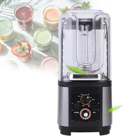 Blender Professionnel 2L 2200W, Mixeur Multifonction Pour Smoothie, Milkshake, Glace Pilée Et Jus, Auto-Nettoyant, Haute Vitesse, Robuste Pour Restaurant Et Café