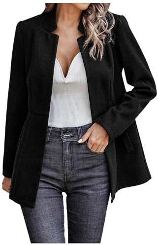 LKRSEEF Trench Corto Donna Primaverile Giacchetto Mezza Stagione Cappottino Elegante Eleganti Capispalla Curvy Giacconi Taglie Forti Leggero Giubbino Estate Giubbotti