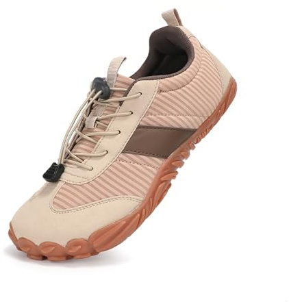 AONETIGER Zapatillas Barefoot Hombre Mujer Ligeras Zapatos Minimalista con Horma Ancha Transpirables Deporte Calzado Descalzo Exterior Interio (Marrón,40EU)